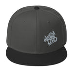 Snapback Hat Grey Graffiti Font