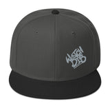 Snapback Hat Grey Graffiti Font