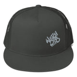 Trucker Cap Silver Graffiti Font