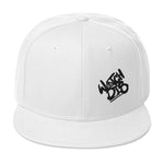 Snapback Hat Black Graffiti Logo