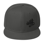 Snapback Hat Black Graffiti Logo