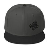 Snapback Hat Black Graffiti Logo