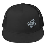 Trucker Cap Silver Graffiti Font