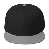 Snapback Hat Black Graffiti Logo