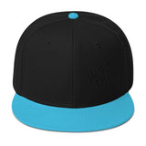 Snapback Hat Black Graffiti Logo