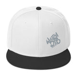 Snapback Hat Grey Graffiti Font