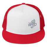 Trucker Cap Silver Graffiti Font