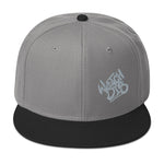 Snapback Hat Grey Graffiti Font