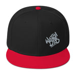 Snapback Hat Grey Graffiti Font