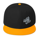 Snapback Hat Grey Graffiti Font