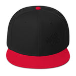 Snapback Hat Black Graffiti Logo