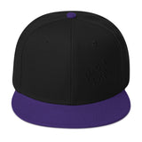 Snapback Hat Black Graffiti Logo